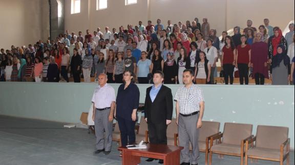 İlçe Milli Eğitim Müdürümüz Mehmet Bozdağ´ın Öğretmenler ile Yıl Sonu Toplantısı