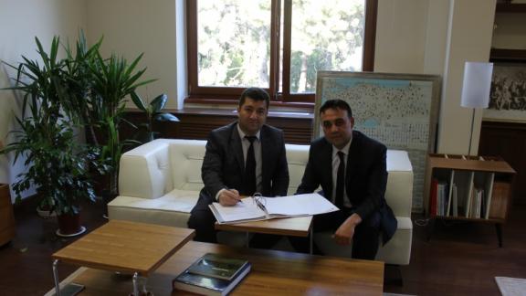 Orta Anadolu Kalkınma Ajansı 2016 Yılı Kentsel ve Sosyal Altyapının İyileştirilmesi Mali Destek Programı kapsamında sözleşme imzalandı.