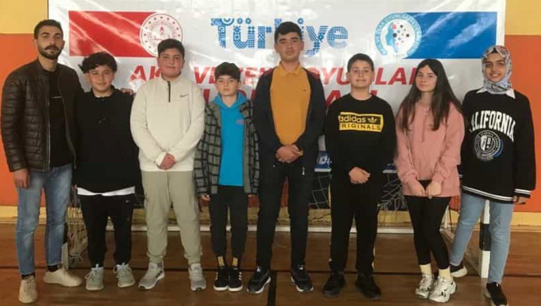 Yozgat Akıl ve Zeka Oyunları Turnuvasında İlçemizden birincilik